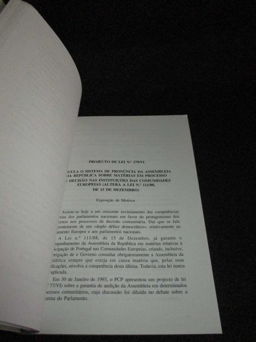 Livro Portugal na União Europeia Assembleia da República