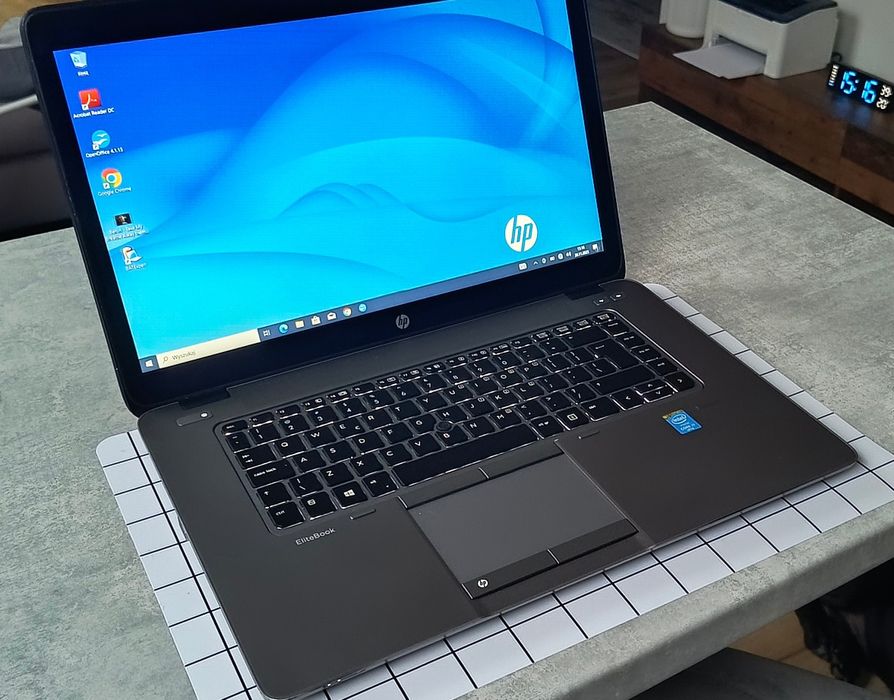 Laptop HP  850/Intel i7/16 GB RAM/256 SSD/dotykowy ekran/podsw.klaw./