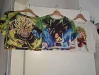 Zestaw koszulek damskich dragon ball vegeta goku S anime