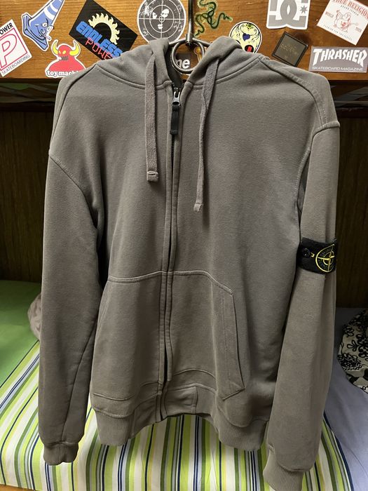 stone island zip gray S кофта, зипка стоник, стон