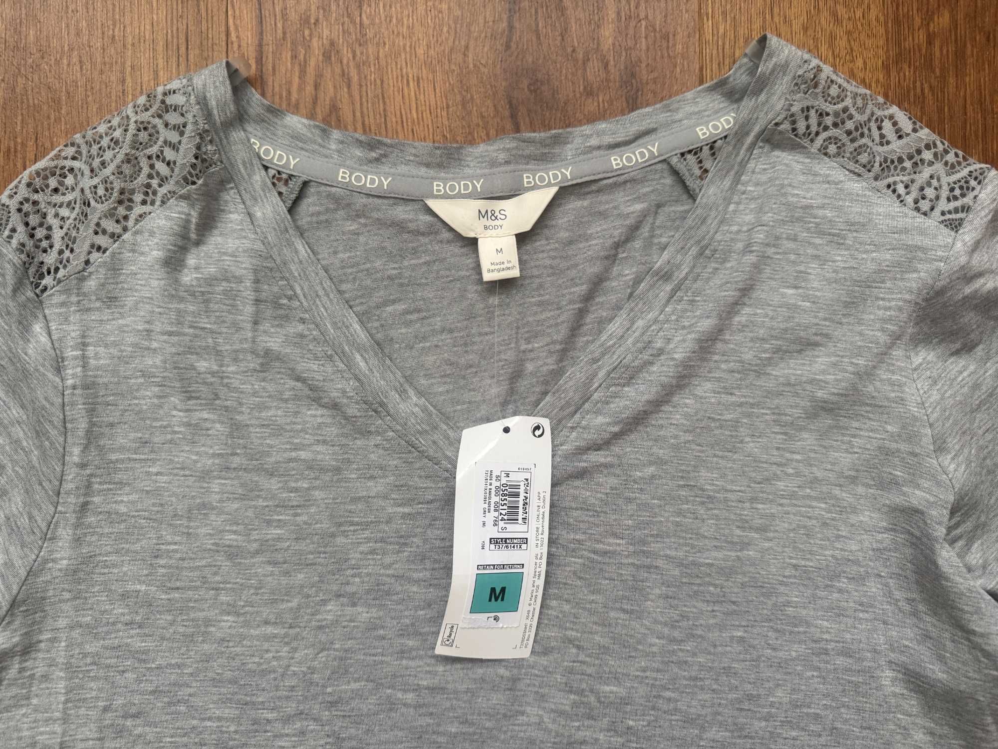 Ночная рубашка M&S Body Soft™ с кружевной отделкой
