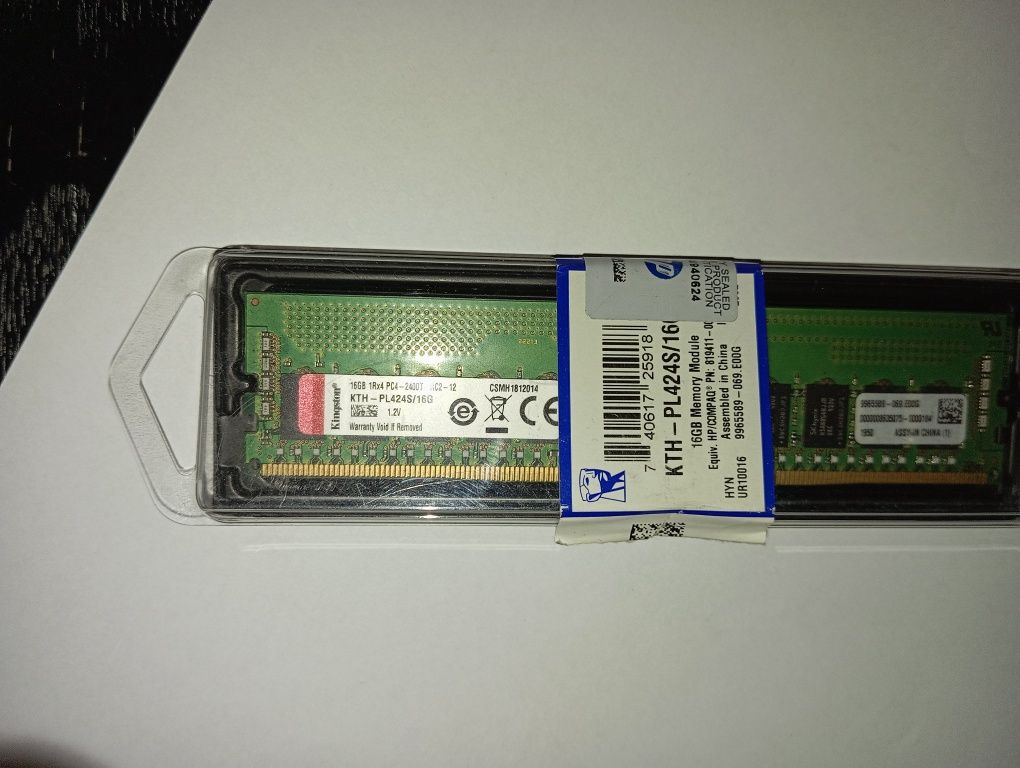 Серверная оперативная память Kingston for HP DDR4 DIMM 16GB