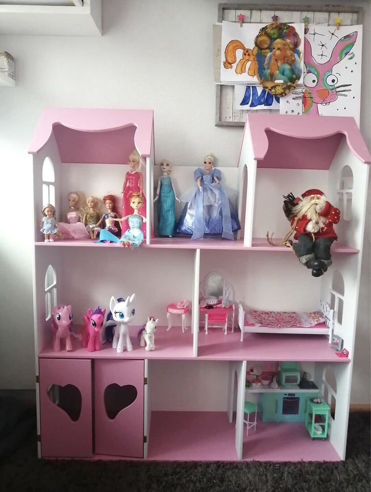 Кукольный домик/домик для барби/домик для кукол/ляльковий будиночок
