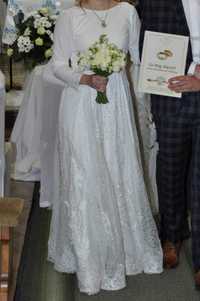 Suknia ślubna szyta na miarę według indywidualnego projektu