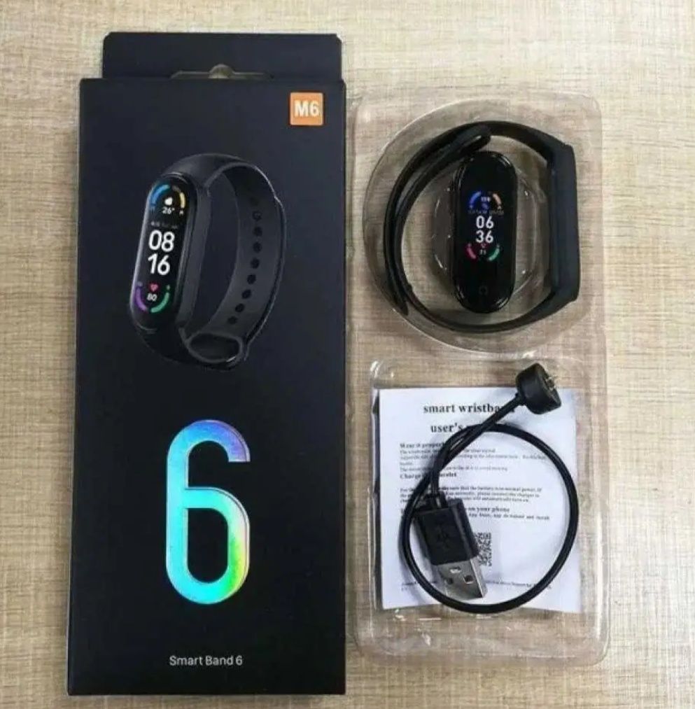 Фитнес-трекер Xiaomi Mi Smart Band 6 Black Global