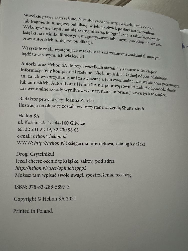 Podręcznik „Informatyka Europejczyka cz.2”, wyd. Helion