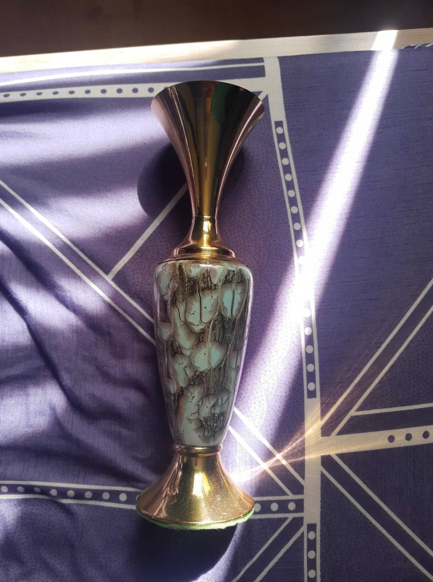 ozdoba dekoracyjny wazon złoto