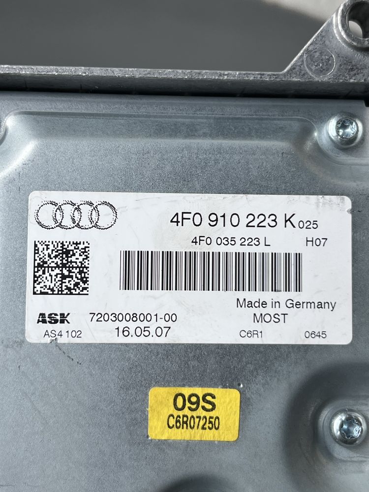 Уселитель Музики Audi A6 C6 Підсилювач 4F0910223H Ауді Розборка