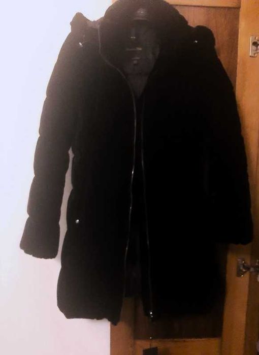 Kispo/ Casaco de veludo e penas Massimo Dutti