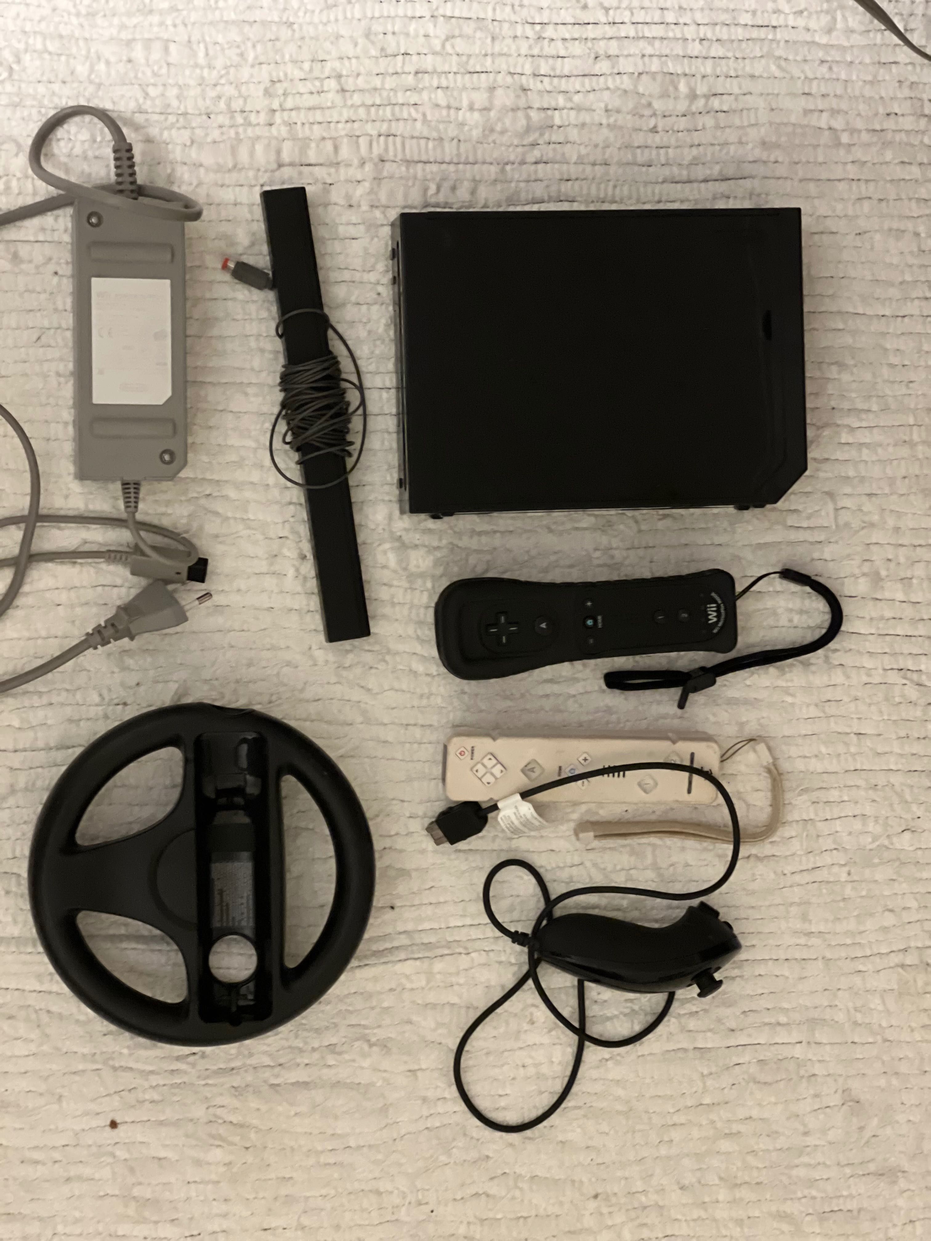 Nintendo Wii- preta