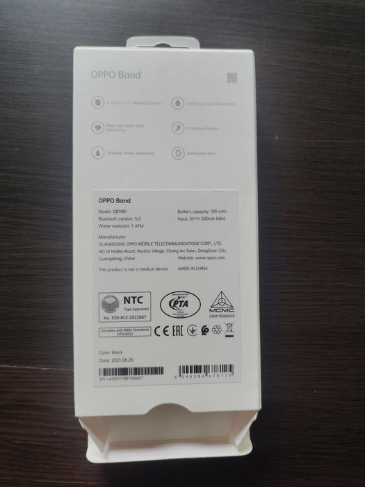 Smartwatche OPPO BAND opaska,