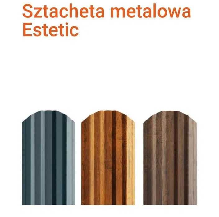 Sztachetki metalowe różne kolory i modele!