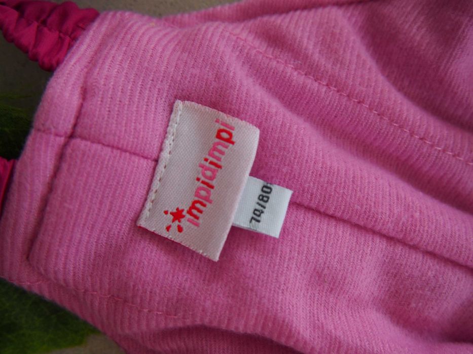 Spodnie ocieplane zimowe 74/80 cm