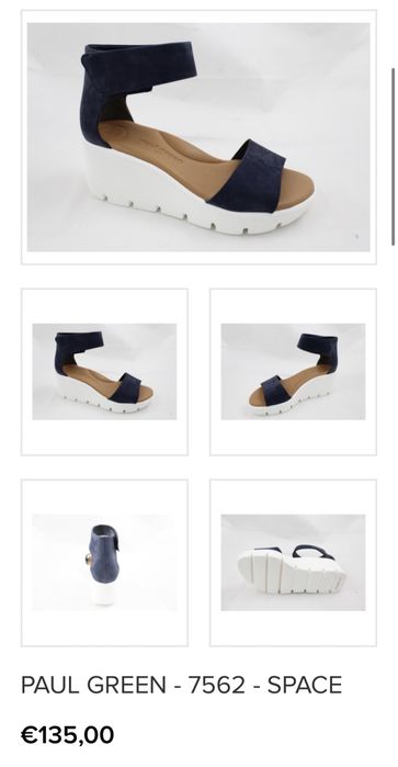 Paul Green 7562 (женские кожаные босоножки паул грин)