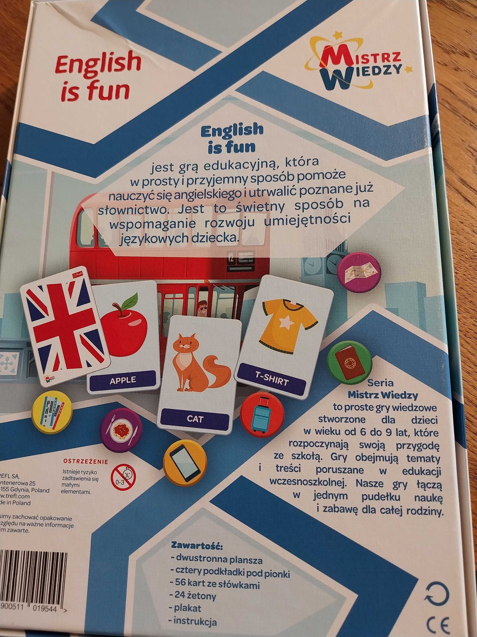 Gra edukacyjna English is fun