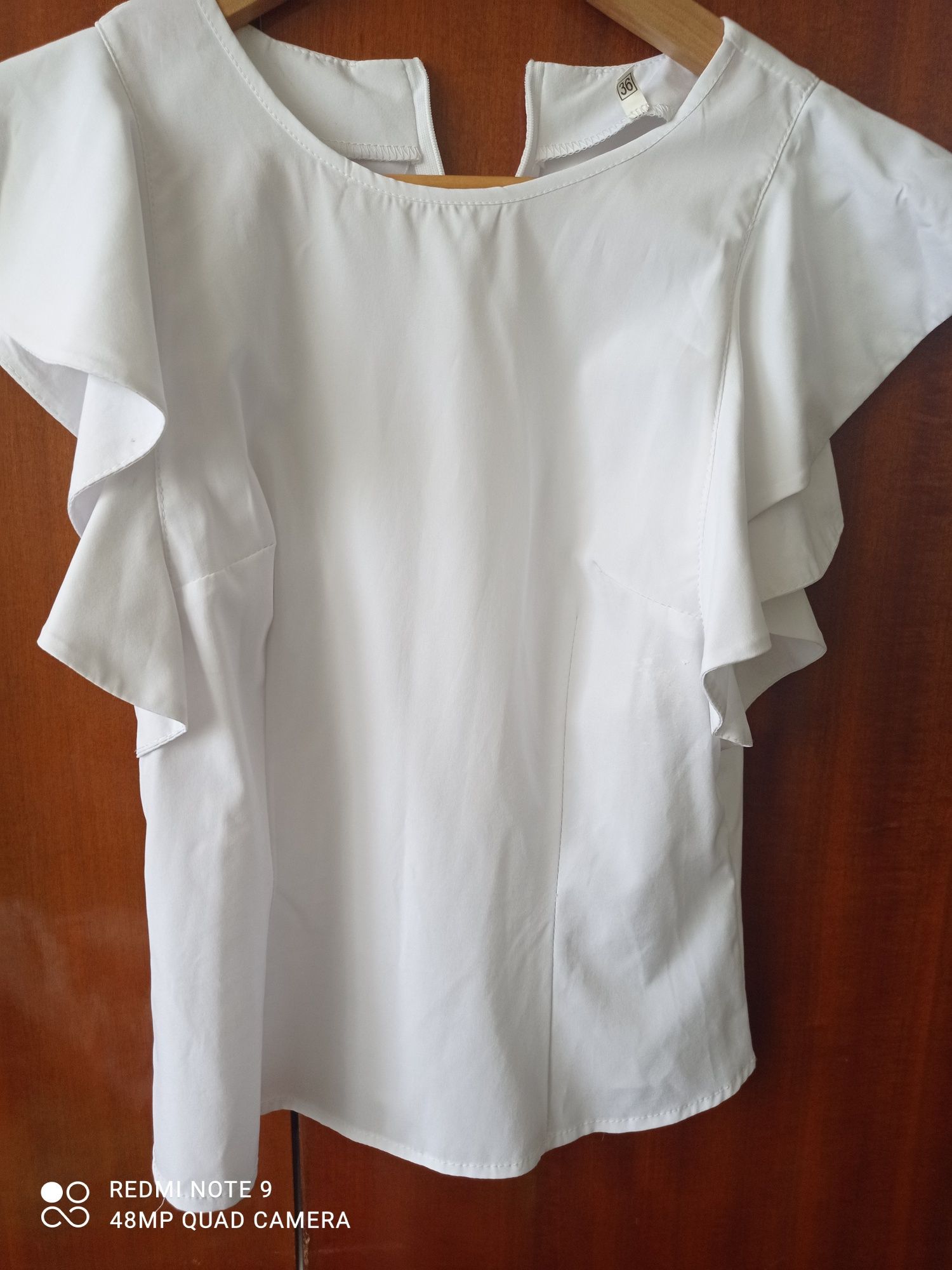 Блузка белая женская, размер S
