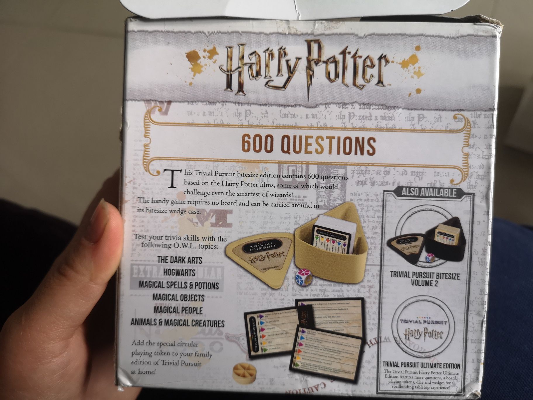 Harry Potter trivia pursuit gra po angielsku