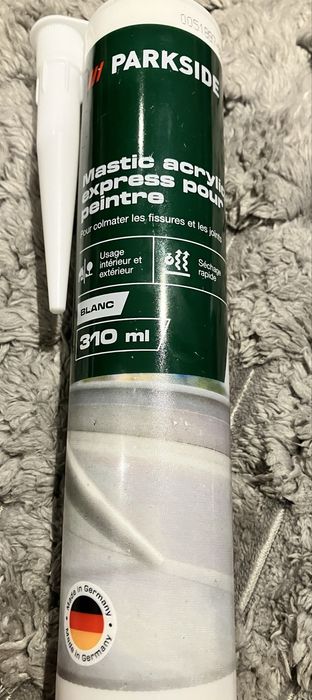 Parkside Akryl szybkoschnący Express 310 ml – biały do spoin i pęknięć
