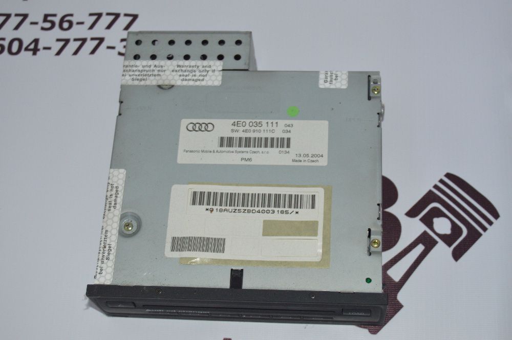 CD Changer A6 C6 СД Ченжер 4E0035111 Player 4f0035769 Audi А6 С6
