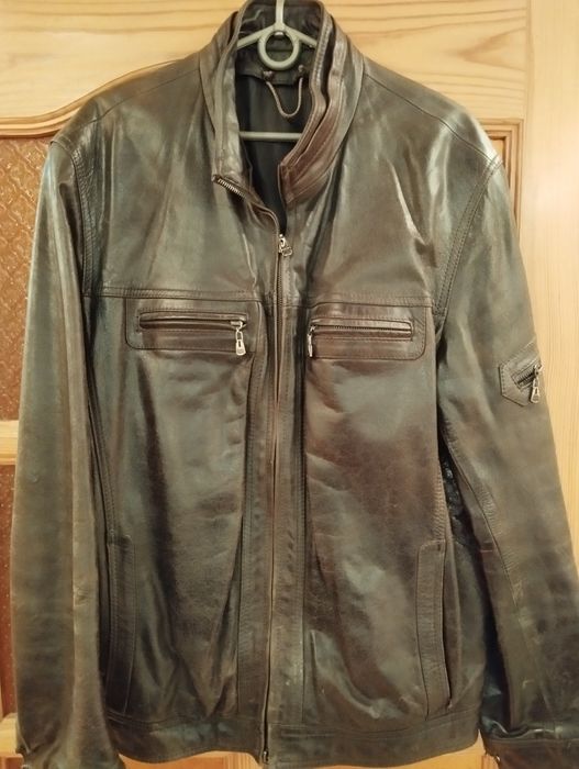 Куртка мужская кожаная 48/50