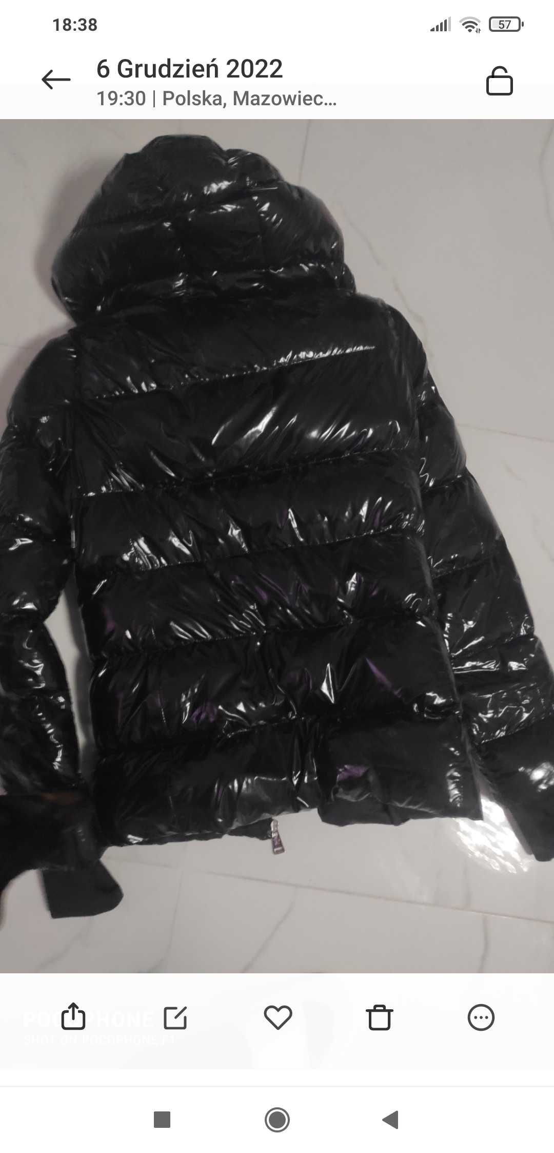 Kurtka czarna Moncler