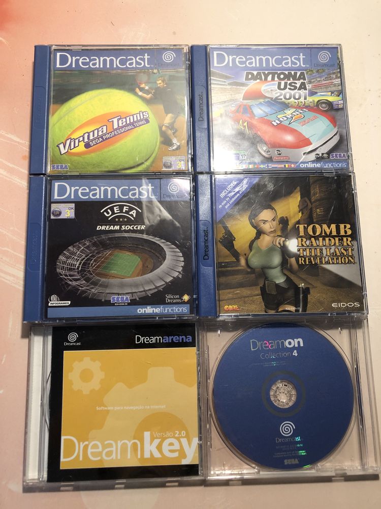Lote Sega Dreamcast com Jogos
