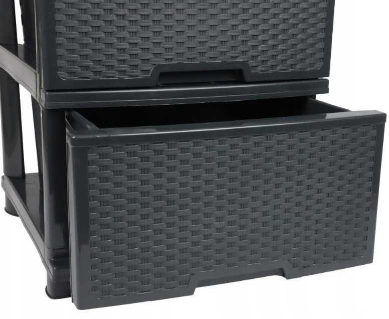 Organizer Szafka Półka Komoda z Szufladami Plastikowa Wolnostojąca