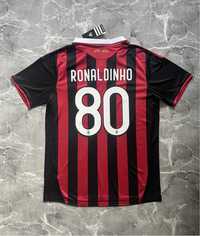 Camosola Retro Milan 2009/2010 - Adidas - Ronaldinho 80