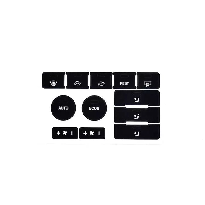 Kit reparação de botões em vinil para volkswagen touareg 04-09
