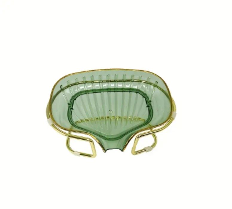 Elegancka mydelniczka w kształcie liścia