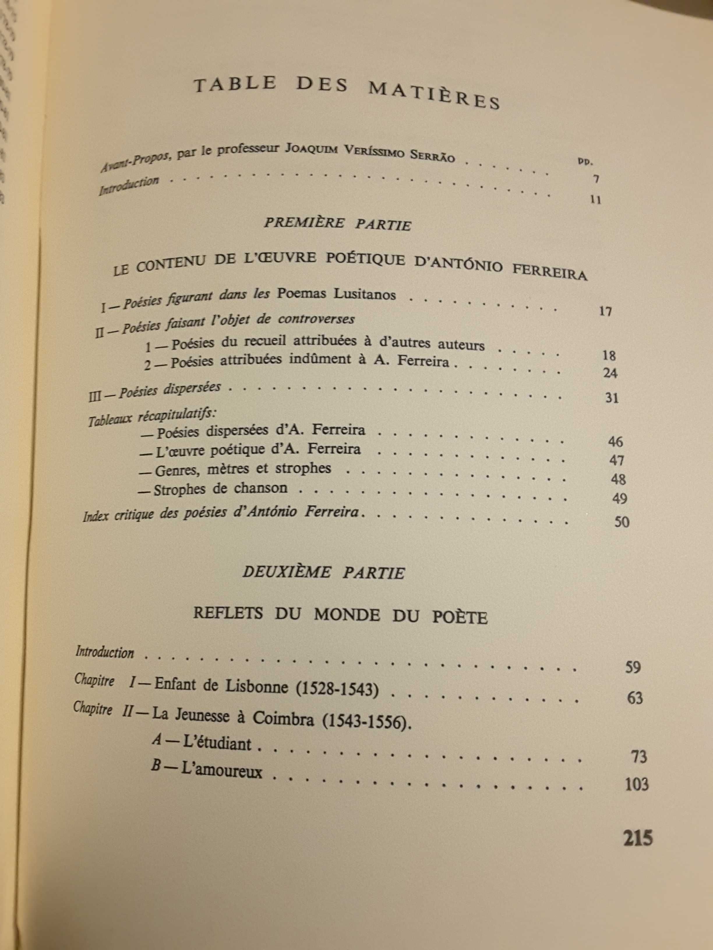 Camões Poeta da Fé / António Ferreira Études sur sa Vie et son Oeuvre