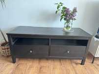 Szafka rtv ikea hemnes ciemna czarna