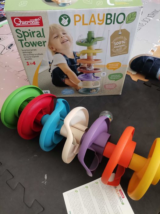 Tor kulkowy wieża trzy kulki Spiral Tower quercetti