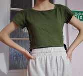 Crop top koszulka XS