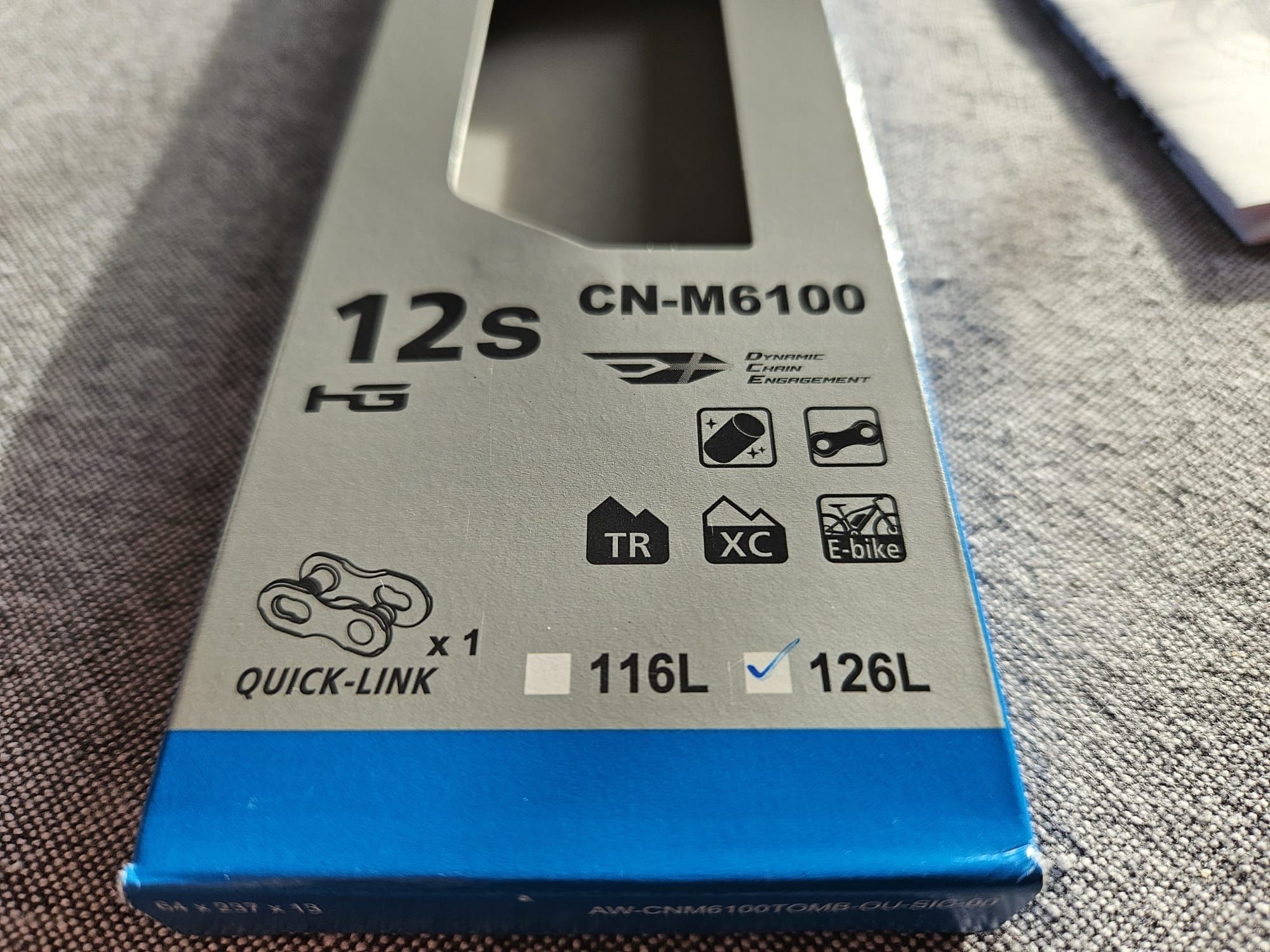 Nowy łańcuch shimano 12 CN-M6100
