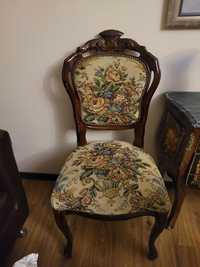 Krzesło rzeźbione Ludwik, barok
