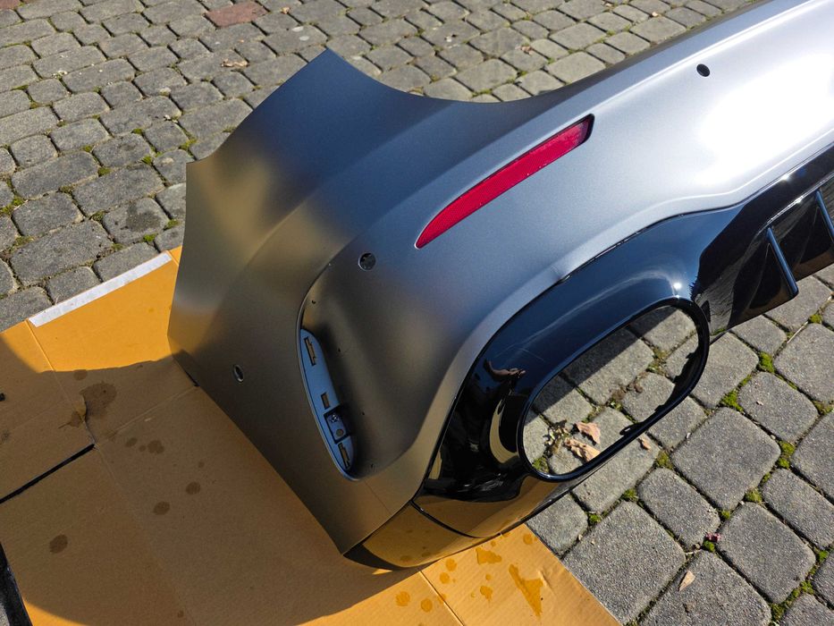 Zderzak tylny tył Mercedes A Klasa W177 A45S AMG 2024 szary mat