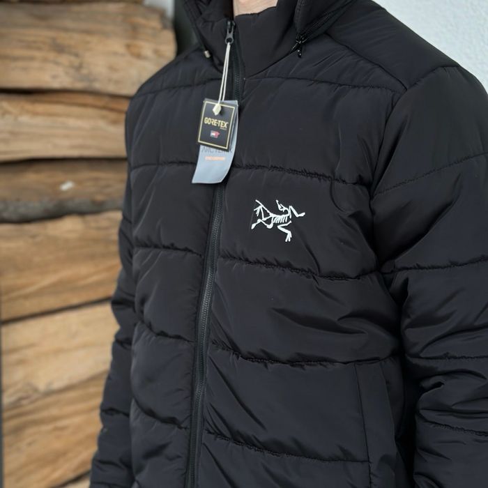 Куртка тепла, зимнова, Arcteryx GORE-TEX, чорна артерикс на гортекс