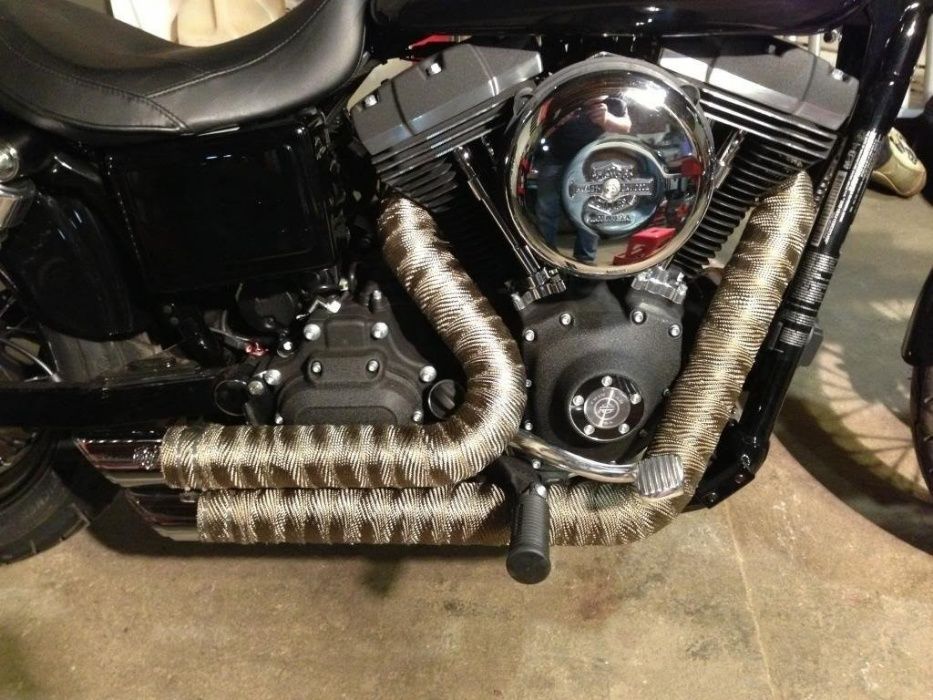 Taśma termiczna bandaż owijanie kolektorów wydechu turbo cafe racer