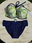 Bikini nowe 70F biustonosz i figi kąpielowe firmy Cleo by Panache