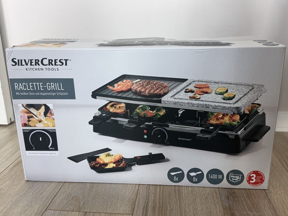 Grill raclette SilverCrest – NOWY, nierozpakowany
