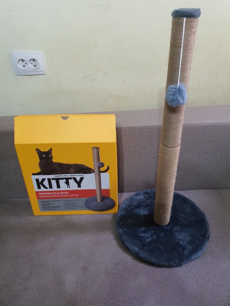 Кігтіточка, дряпка для кота Kitty, висота 64 см, нова.