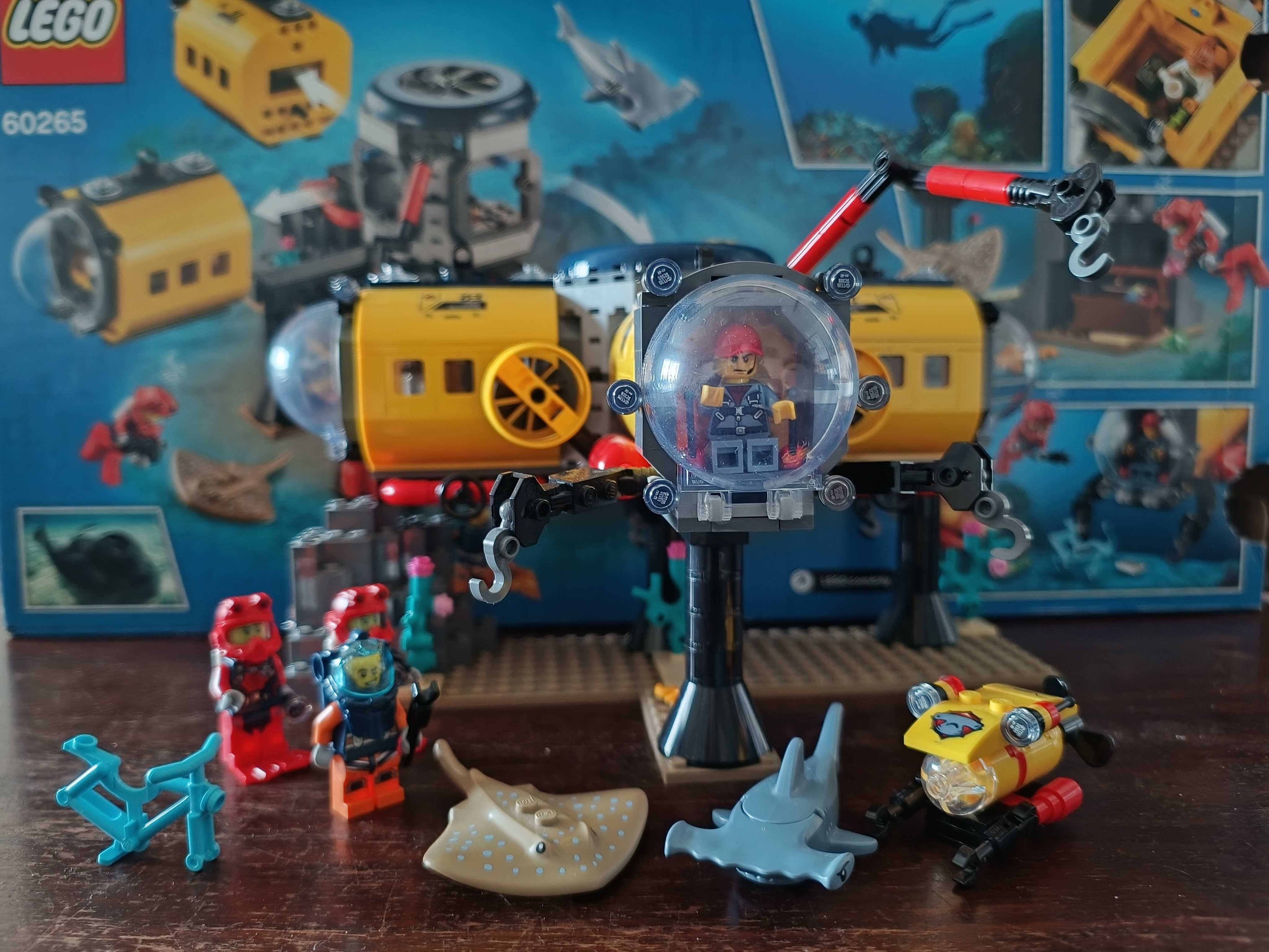 LEGO City Baza badaczy oceanu 60265 Creator 3w1 31130 Wyprawa po skarb