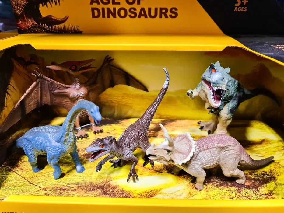 Ręcznie malowane dinozaury _ nowe figurki