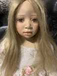 Taniej Lalka porcelanowa Jemina od Christine Orange 96cm
