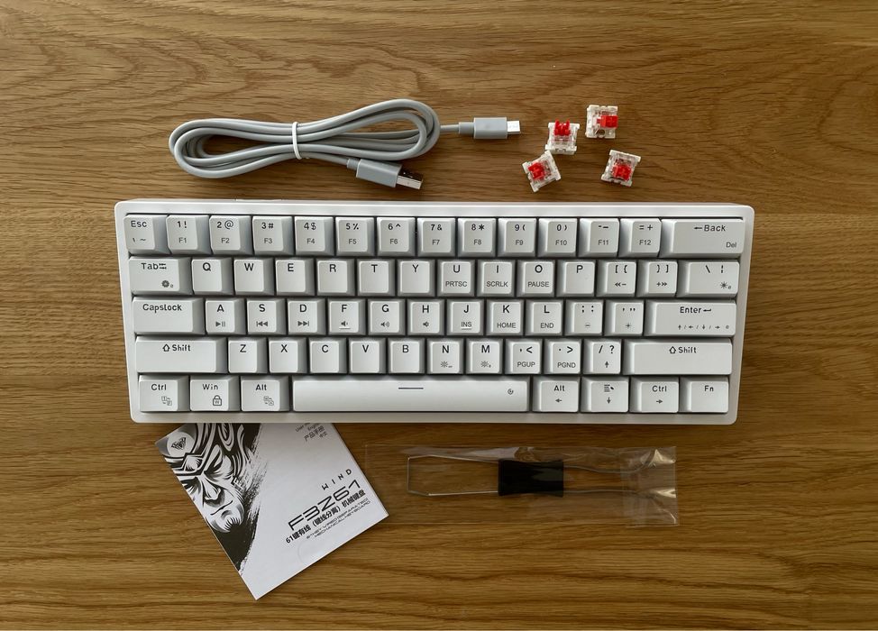 НОВІ Механічні Клавіатури AULA F3261 RED HOT SWAP RGB