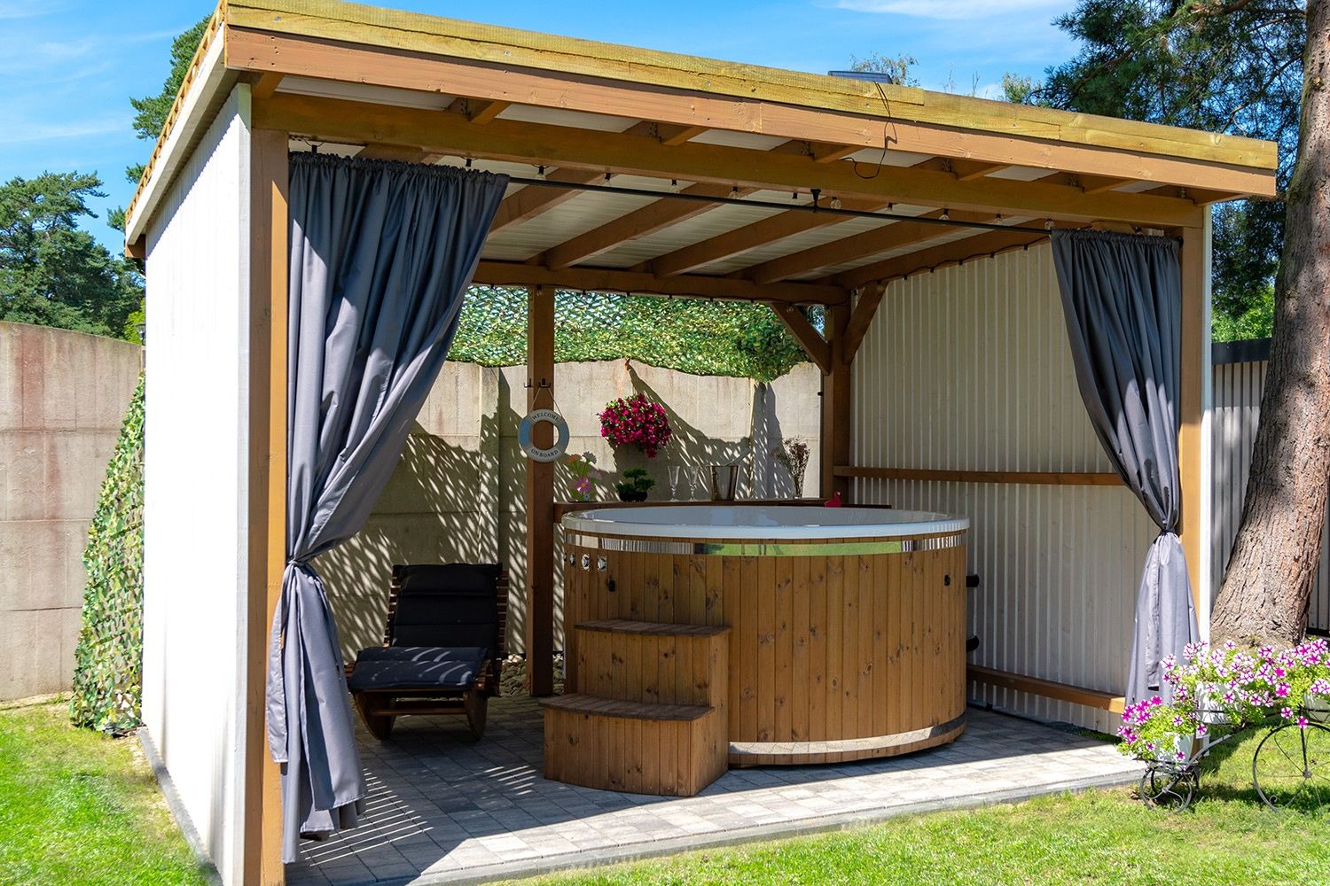 Domki nad morzem morze,jacuzzi,bali,,Całoroczne domki,Wakacje