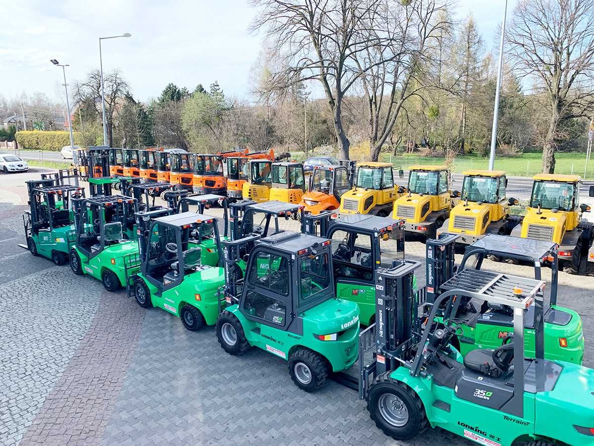 Wózek widłowy terenowy ELEKTRYCZNY Lonking LG35BT Terrain 2WD 3500 kg