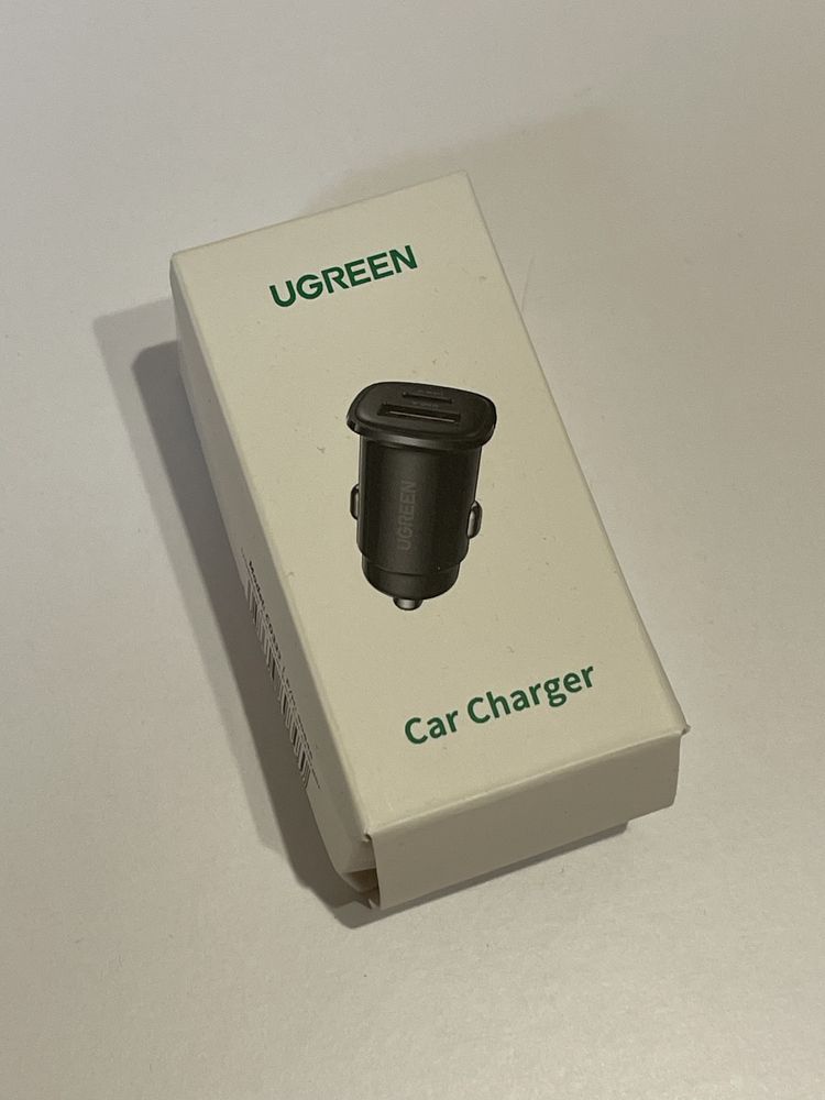 Авто зарядний пристрій 30W UGREEN USB TypeC QC3.0/QC2.0 зарядное