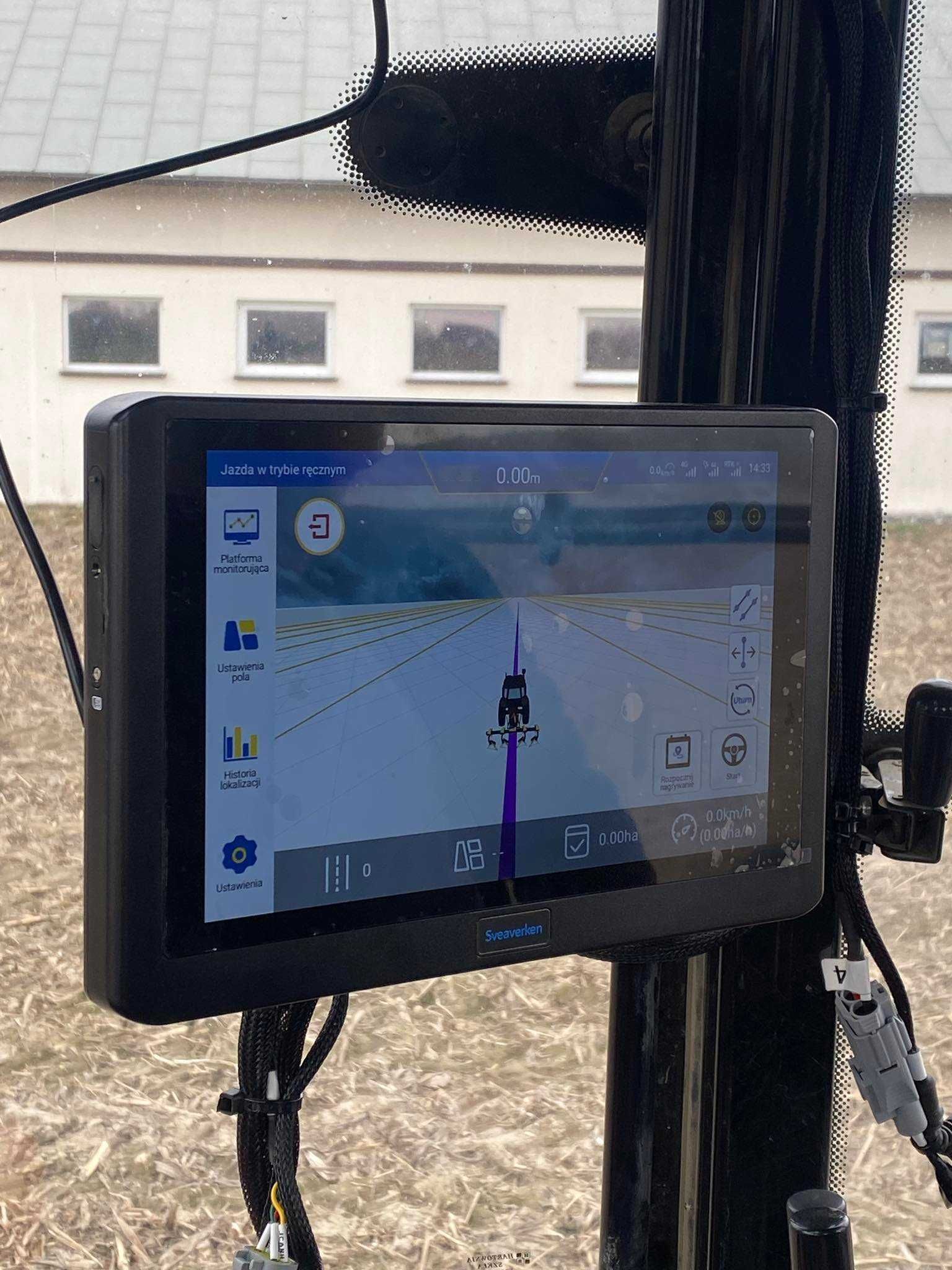 Popokazowa nawigacja rolnicza SVEAVERKEN F100 RTK 2,5cm GPS